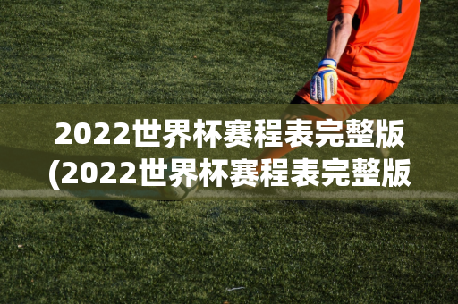 2022世界杯赛程表完整版(2022世界杯赛程表完整版比分)