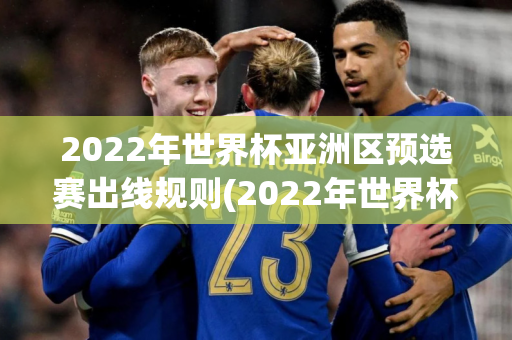 2022年世界杯亚洲区预选赛出线规则(2022年世界杯亚洲区预选赛出线规则是什么)