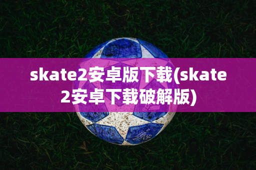 skate2安卓版下载(skate2安卓下载破解版)