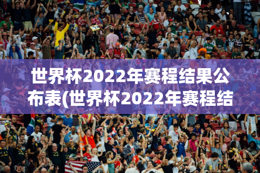 世界杯2022年赛程结果公布表(世界杯2022年赛程结果公布表格)