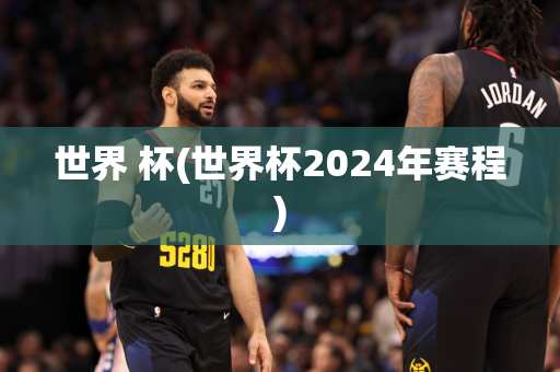 世界 杯(世界杯2024年赛程)