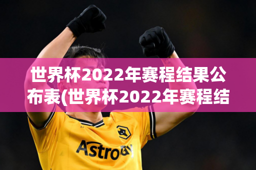 世界杯2022年赛程结果公布表(世界杯2022年赛程结果公布表格)