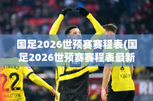 国足2026世预赛赛程表(国足2026世预赛赛程表最新)