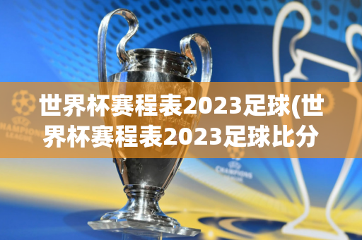 世界杯赛程表2023足球(世界杯赛程表2023足球比分)