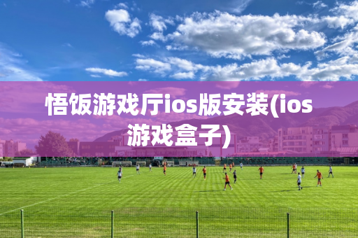 悟饭游戏厅ios版安装(ios游戏盒子)