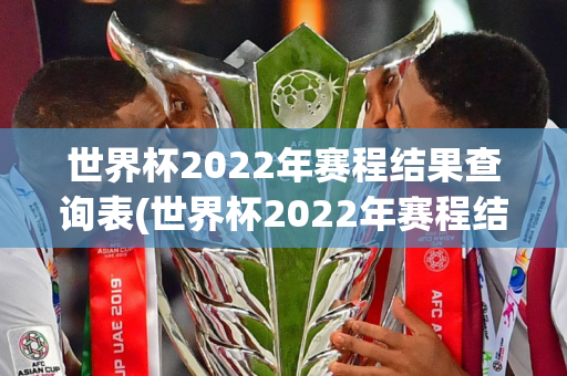 世界杯2022年赛程结果查询表(世界杯2022年赛程结果查询表格)