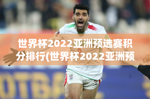 世界杯2022亚洲预选赛积分排行(世界杯2022亚洲预选赛积分排行榜)