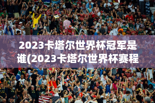 2023卡塔尔世界杯冠军是谁(2023卡塔尔世界杯赛程表)